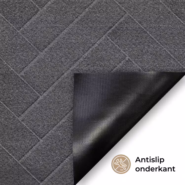 Visgraat - Wandtegel - Donkergrijs Deurmat klein 898 -antislip_NL
