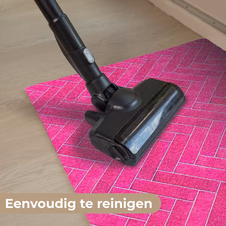 Visgraat - Wandtegel - Fuchsia - Roze Deurmat klein 898 -reinigen_NL