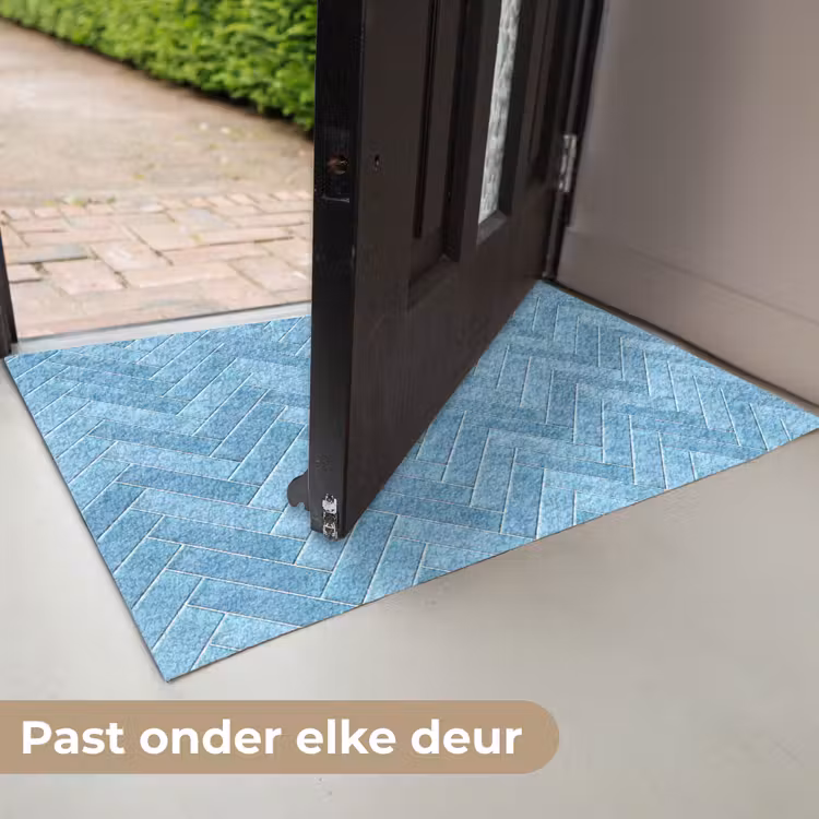 Visgraat - Wandtegel - Lichtblauw Deurmat klein 898 -USP_NL