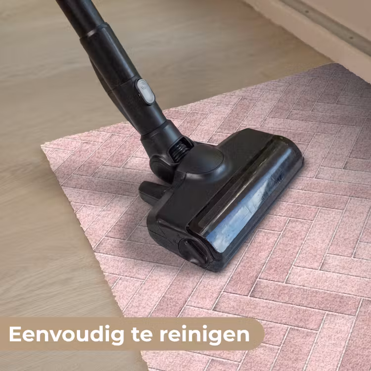 Visgraat - Wandtegel - Lichtroze Deurmat klein 898 -reinigen_NL