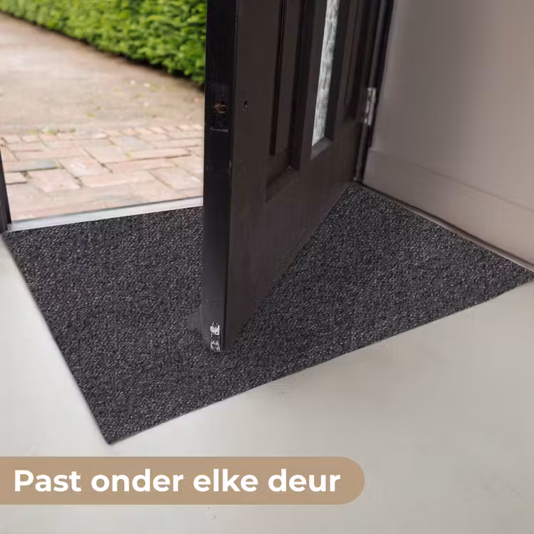 Visgraat - Wandtegel - Mat - Zwart Deurmat klein 898 -USP_NL
