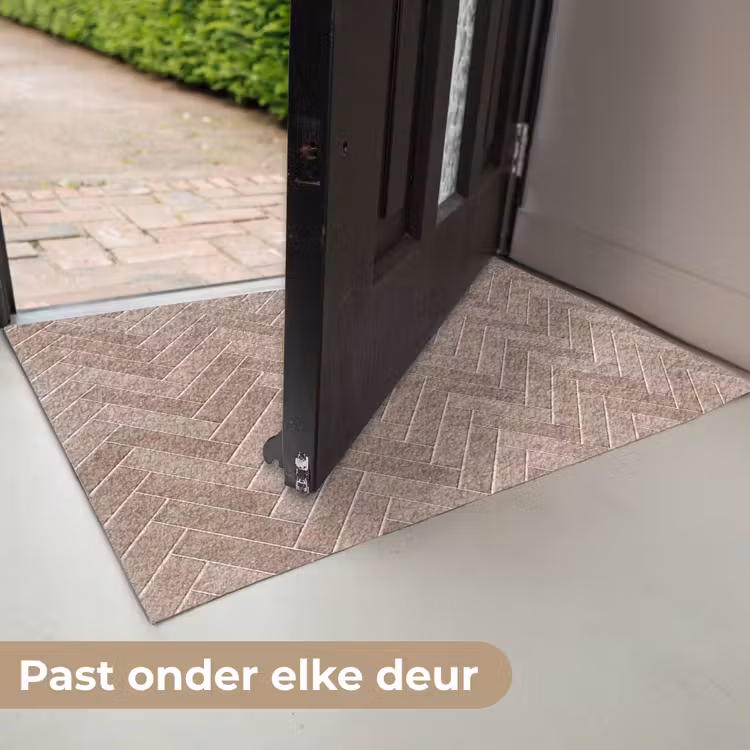 Visgraat - Wandtegel - Oudroze - Terracotta Deurmat klein 898 -USP_NL
