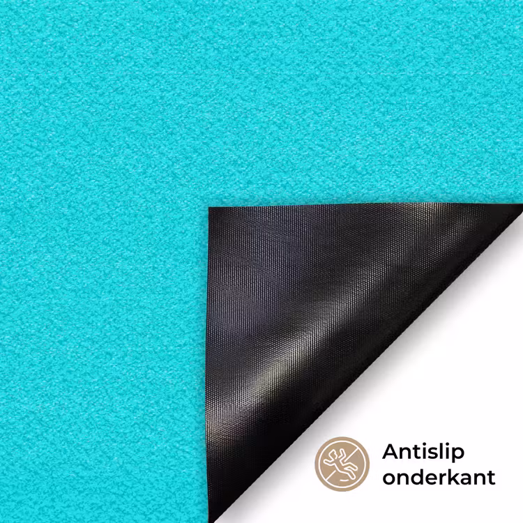 Vivid - Aquamarine - Turkoois Deurmat klein 898 -antislip_NL