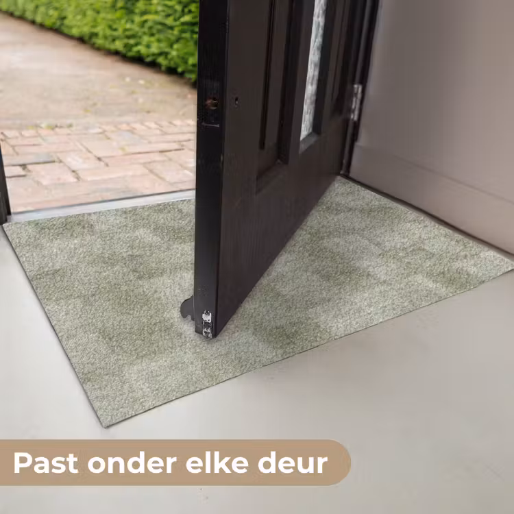 Vlakken - Rustiek - Groen Deurmat klein 898 -USP_NL