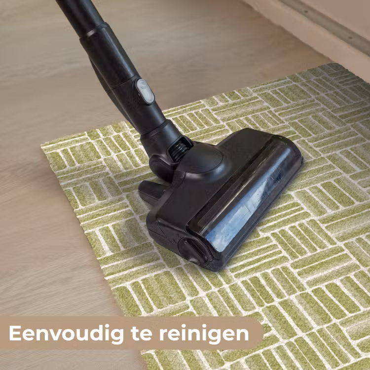 Vlecht - Patroon - Groen Deurmat klein 898 -reinigen_NL