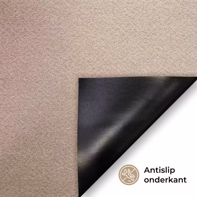 Vlinder - Bloem - Blauw Deurmat klein -antislip_NL