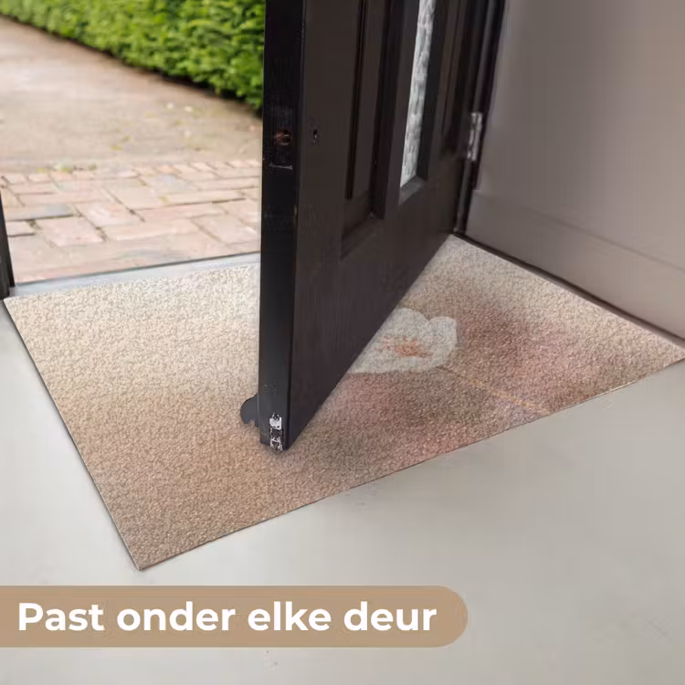 Vlinder - Bloem - Blauw Deurmat klein -USP_NL