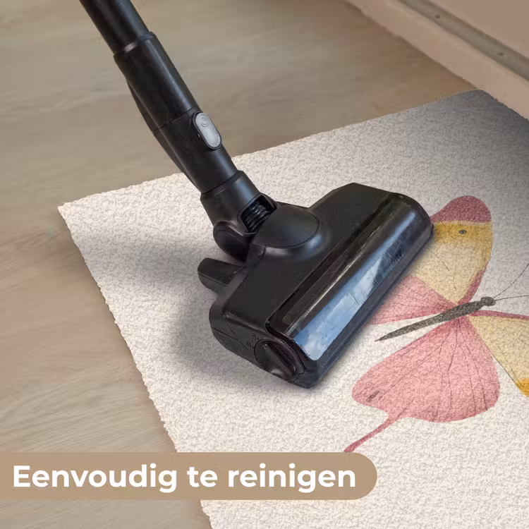 Vlinder - Illustratie - Roze Deurmat klein -reinigen_NL