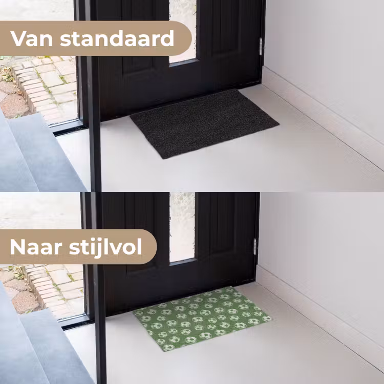 Voetbal - Sport - Groen Deurmat klein 898 -voor-na_NL