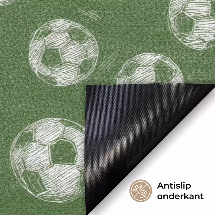Voetbal - Sport - Groen Deurmat klein 898 -antislip_NL