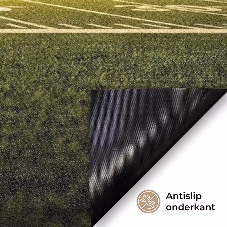 Voetbal - Stadion - Nacht - Modern Deurmat klein -antislip_NL