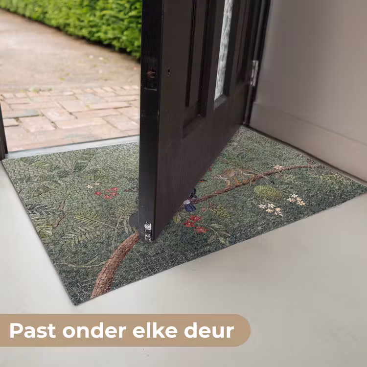 Vogel - Dier - Jungle - Mozaïek - Natuur Deurmat klein -USP_NL