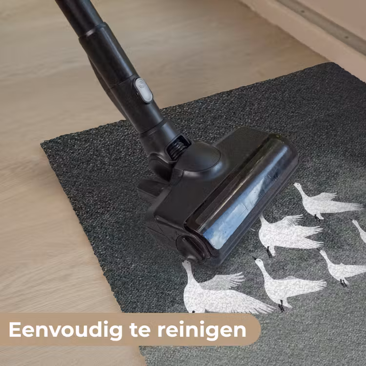 Vogel - Japandi - Groen Deurmat klein -reinigen_NL