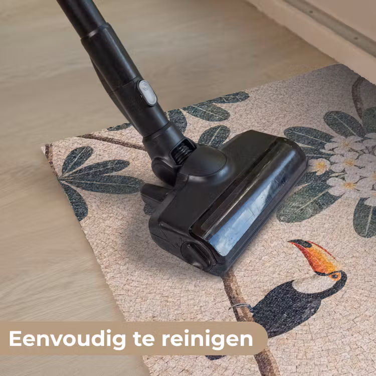 Vogel - Mozaïek - Tropisch - Natuur - Kleurrijk Deurmat klein -reinigen_NL