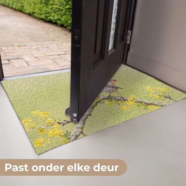 Vogel - Tak - Natuur - Kleurrijk Deurmat klein -USP_NL