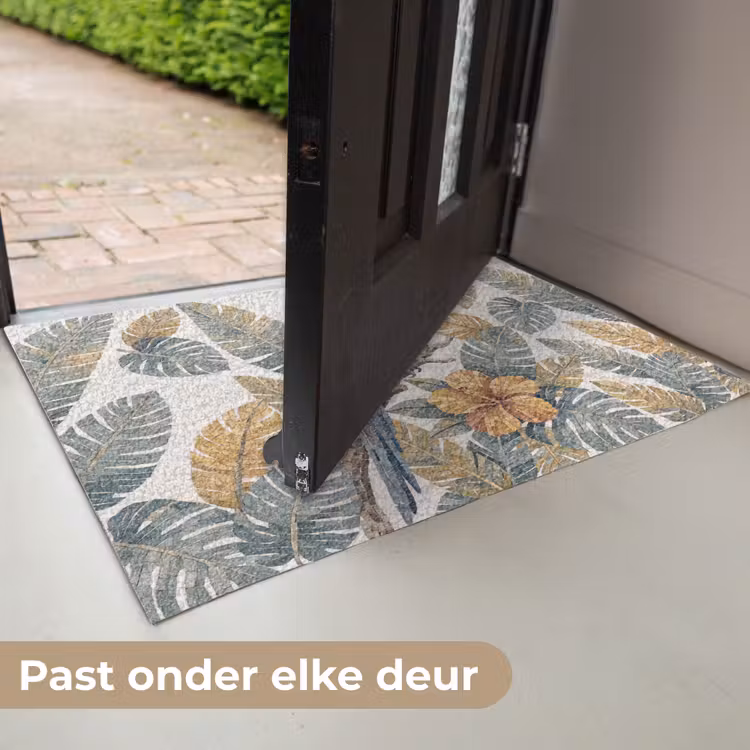 Vogel - Tak - Natuur - Mozaïek - Blauw Deurmat klein -USP_NL