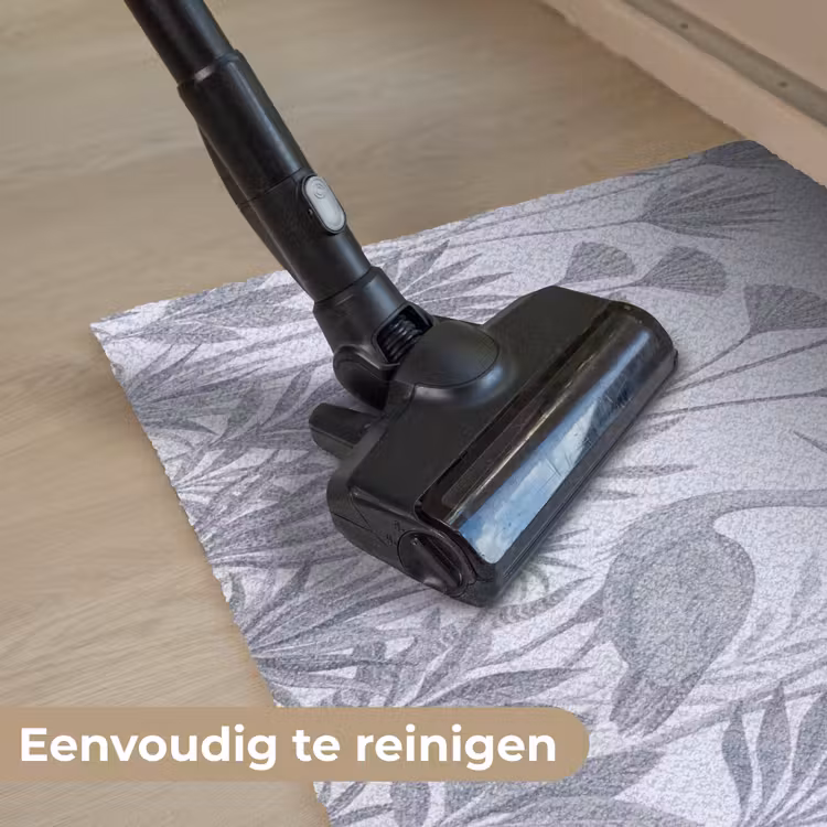 Vogel - Tropisch - Illustratie - Blauwgrijs - Natuur Deurmat klein -reinigen_NL
