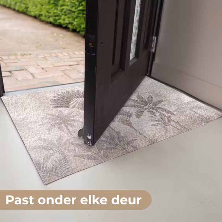 Vogel - Tropisch - Jungle - Natuur - Beige Deurmat klein -USP_NL