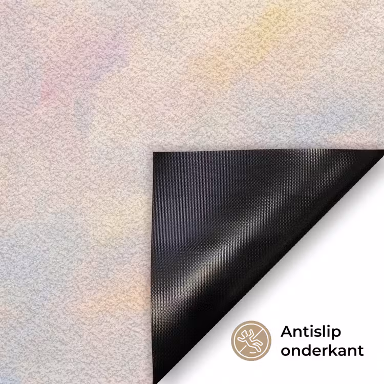Vogel - Vliegend - Lucht - Modern - Pastel Deurmat klein -antislip_NL