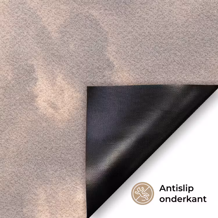 Vogel - Vlucht - Wolken - Natuur - Blauw Deurmat klein -antislip_NL