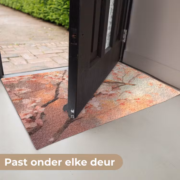 Vogels - Romantic - Bloesemtak Deurmat klein -USP_NL