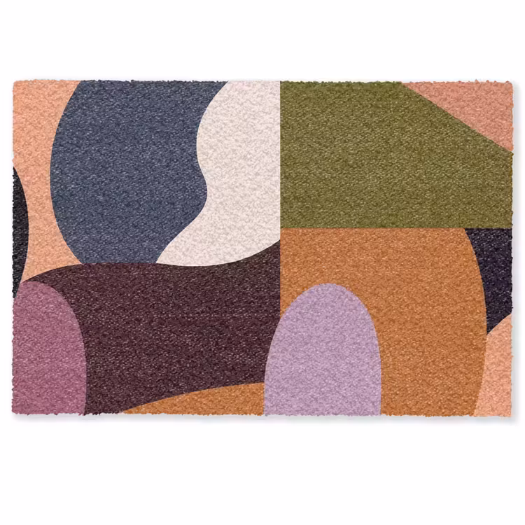 Vormen - Abstract - Kleuren - Vierkant Deurmat klein -zkaufland3d