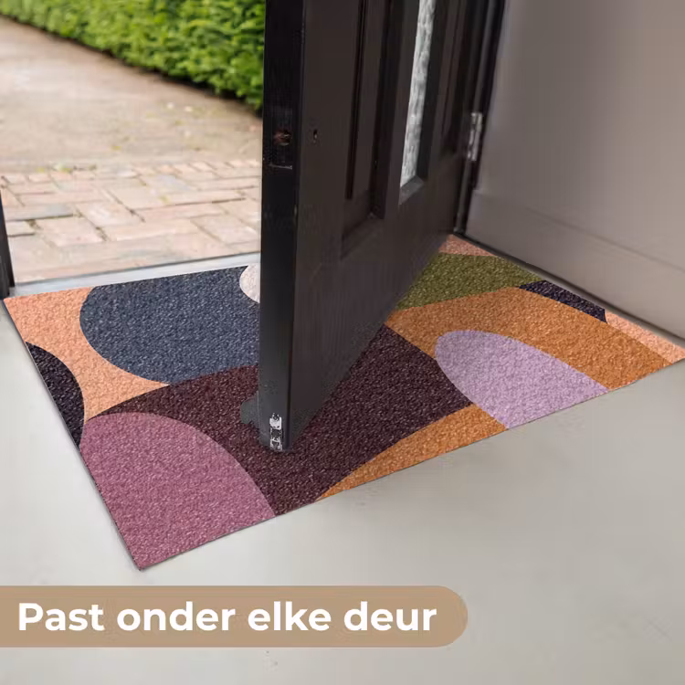 Vormen - Abstract - Kleuren - Vierkant Deurmat klein -USP_NL