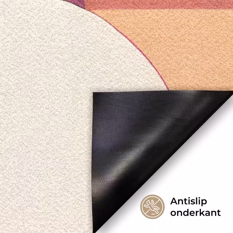 Vormen - Abstract - Kleurrijk Deurmat klein -antislip_NL