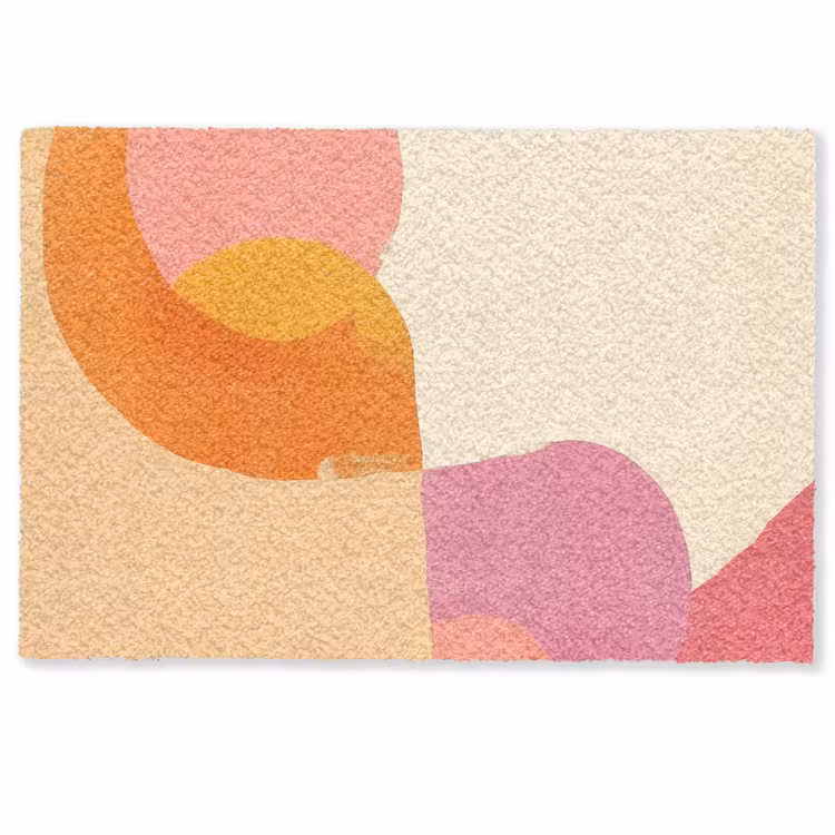 Vormen - Abstract - Kleurrijk Deurmat klein -zkaufland3d