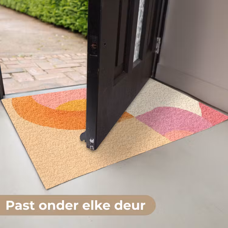 Vormen - Abstract - Kleurrijk Deurmat klein -USP_NL