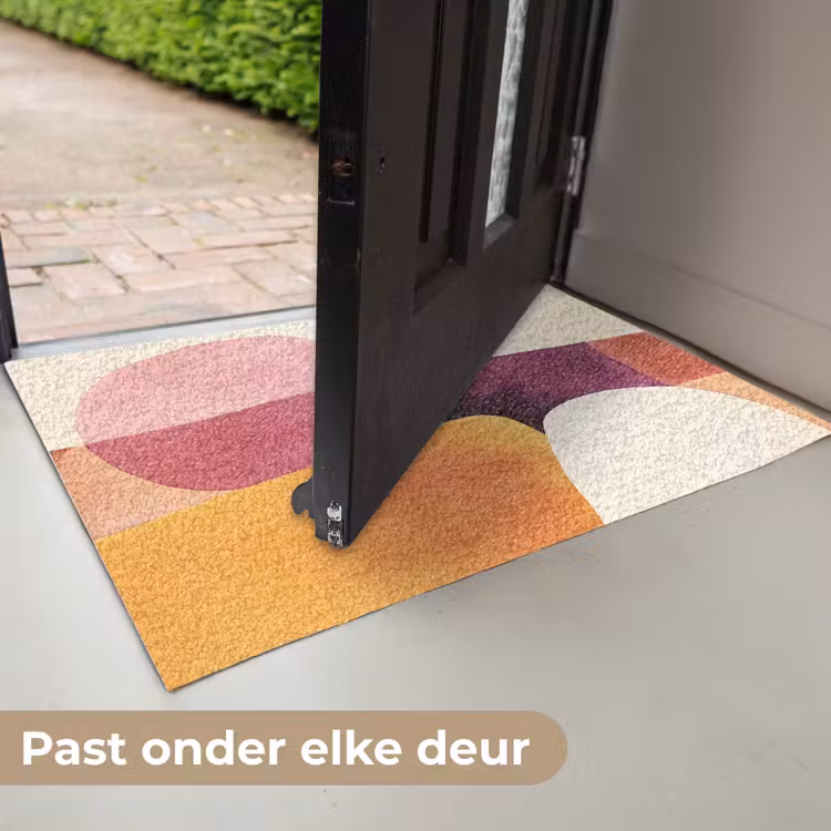Vormen - Abstract - Kleurrijk Deurmat klein -USP_NL