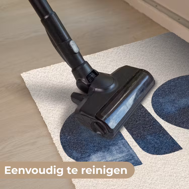 Vormen - Blauw - Abstract Deurmat klein -reinigen_NL