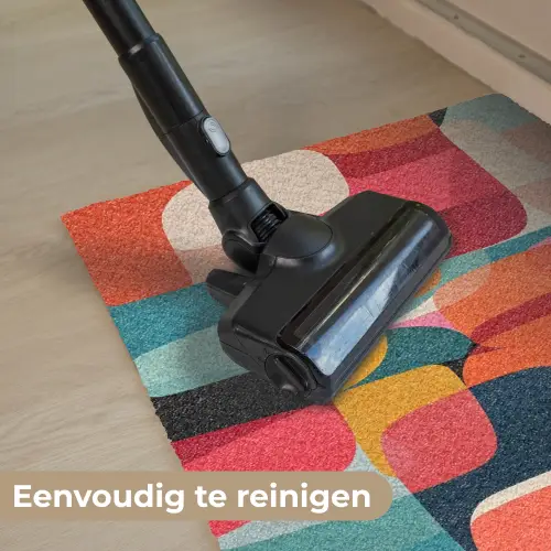 Vormen - Kleurrijk - Abstract - Vlakken Deurmat klein -reinigen_NL