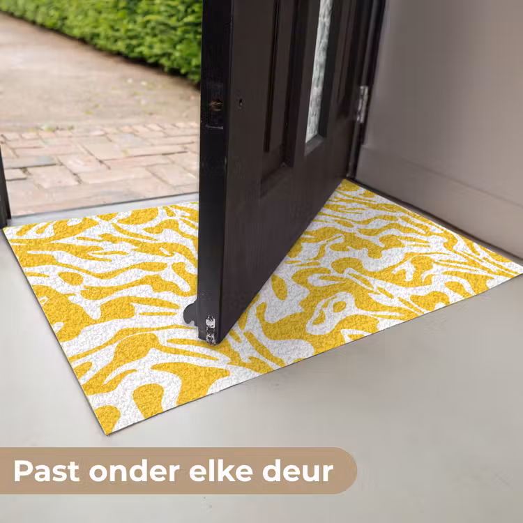 Vormen - Wit - Abstract Deurmat klein -USP_NL