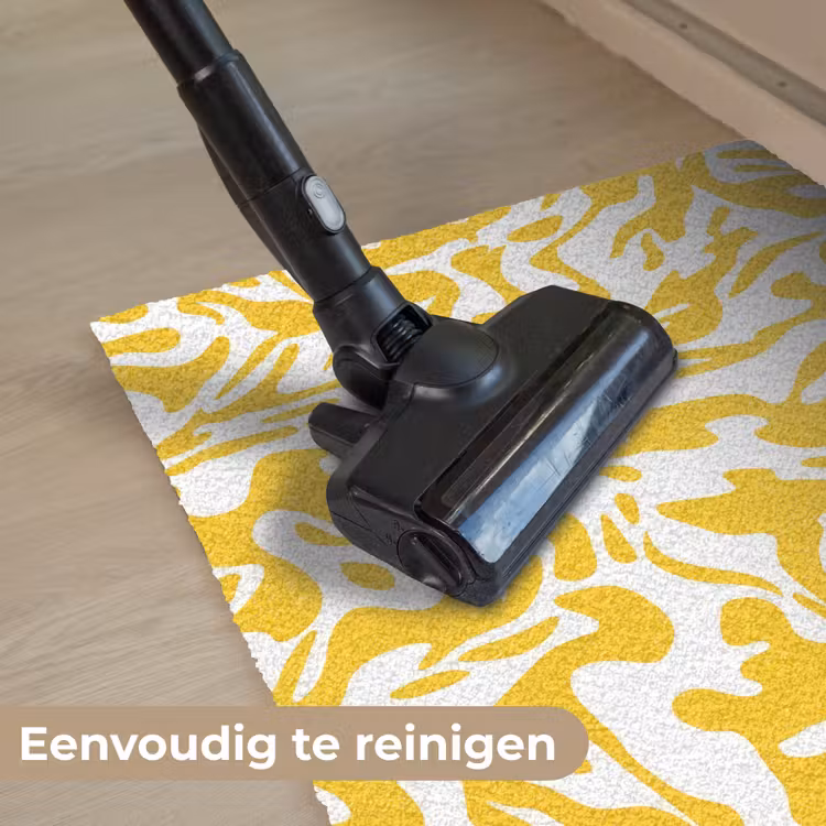 Vormen - Wit - Abstract Deurmat klein -reinigen_NL