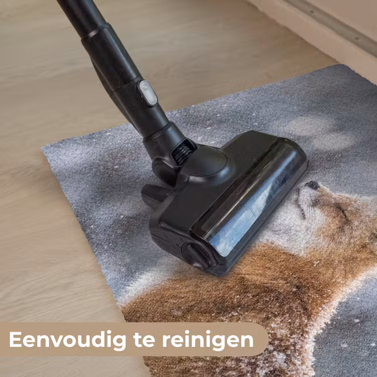 Vos - Sneeuwval - Portret - Winter - Sfeervol Deurmat klein -reinigen_NL