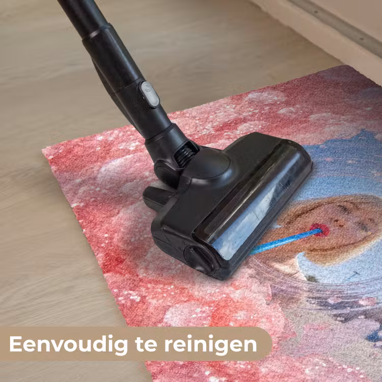 Vrouw - Drank - Zomer - Roze - Blauw Deurmat klein -reinigen_NL