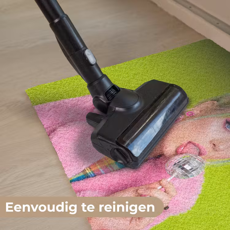 Vrouw - Kleurrijk haar - Pop art - Modern - Levendig Deurmat klein -reinigen_NL
