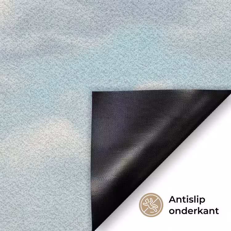 Vrouw - Narcissen - Geel Deurmat klein -antislip_NL