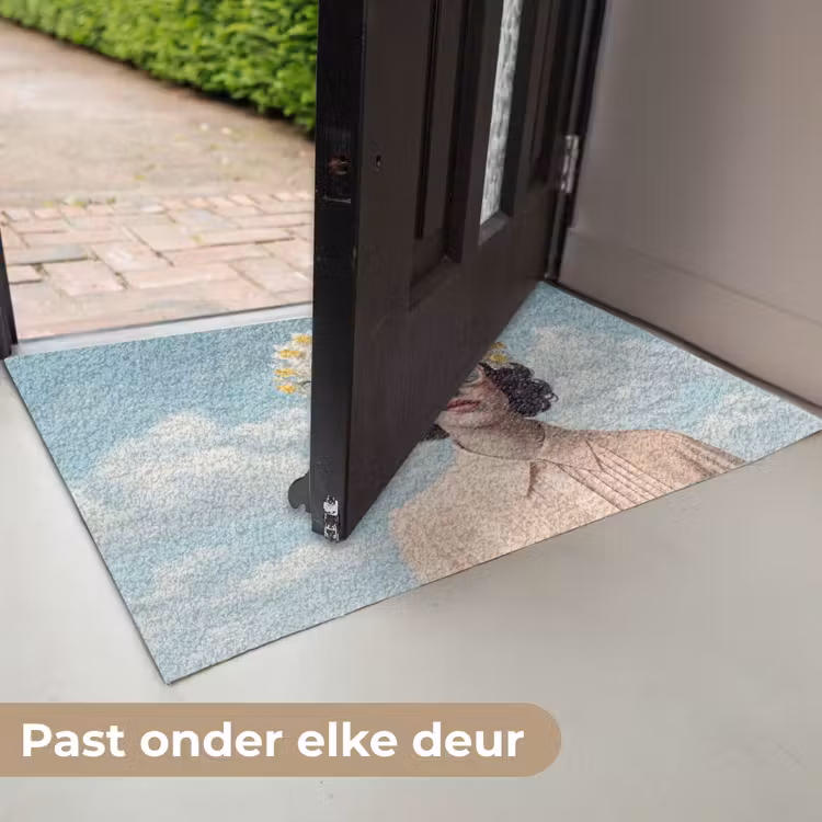 Vrouw - Narcissen - Geel Deurmat klein -USP_NL