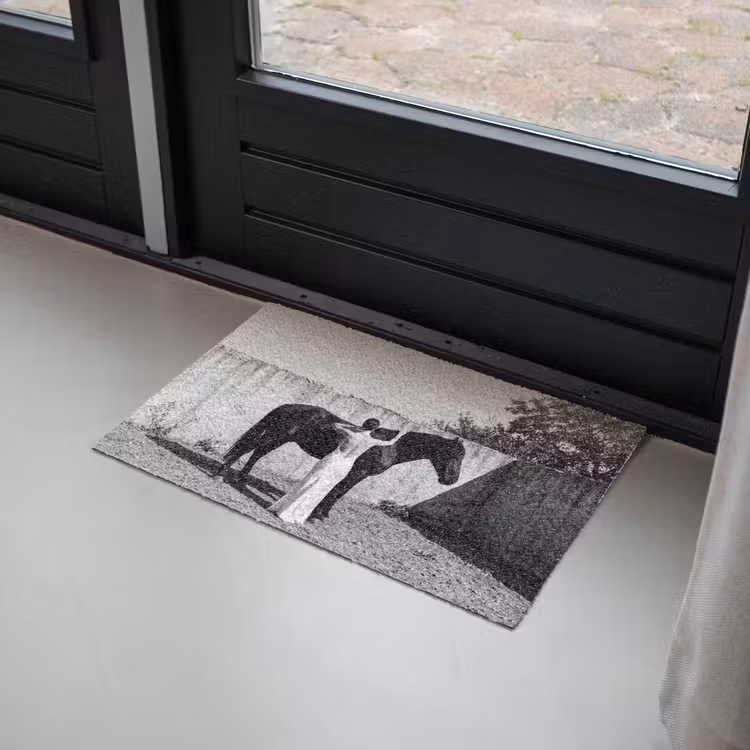 Vrouw - Paard - Artistiek Deurmat klein -sfeer2