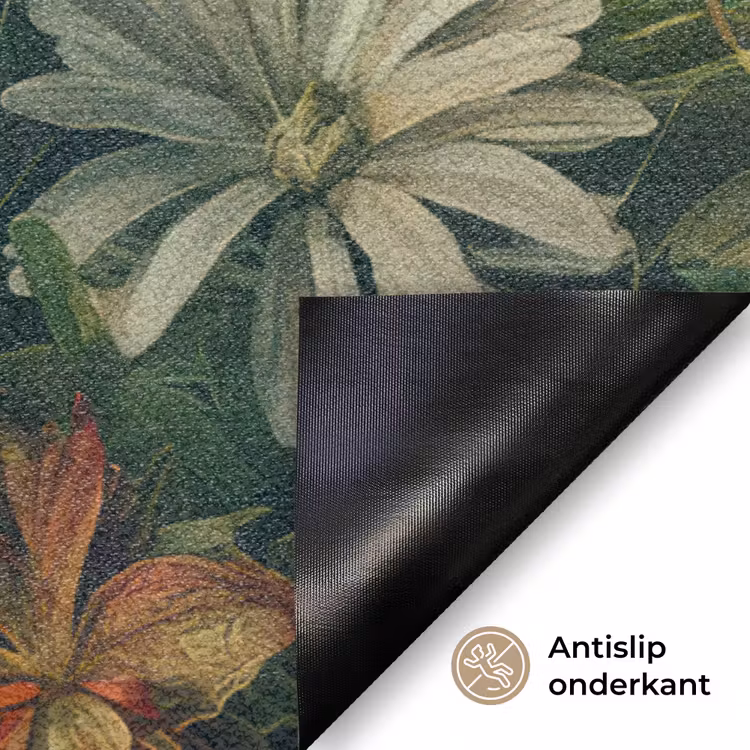 Vrouw - Panterprint - Jungle - Natuur - Luxe Deurmat klein -antislip_NL