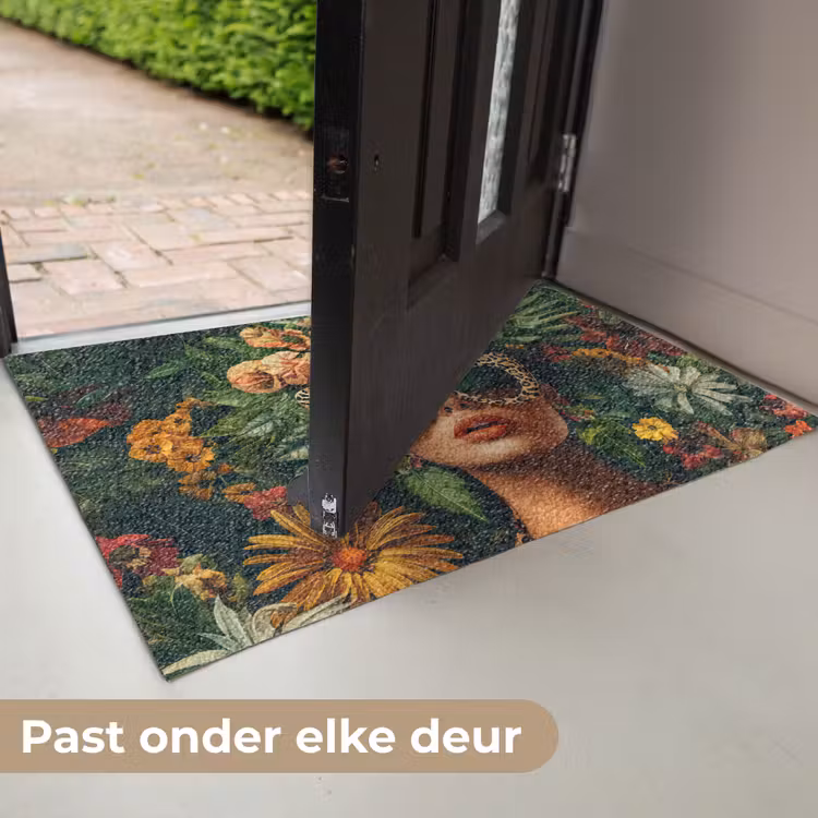 Vrouw - Panterprint - Jungle - Natuur - Luxe Deurmat klein -USP_NL