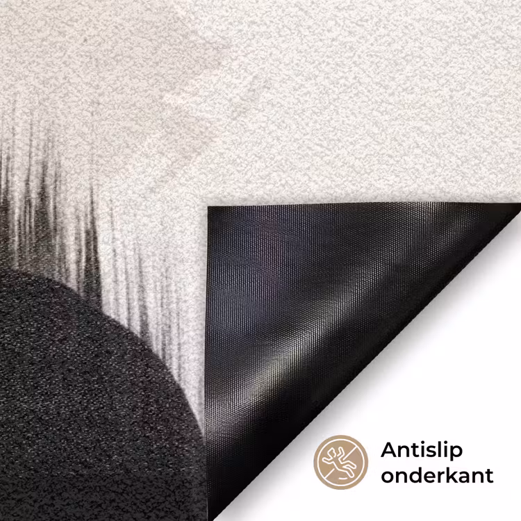 Vrouw - Portret - Modern - Goud - Kunst Deurmat klein -antislip_NL