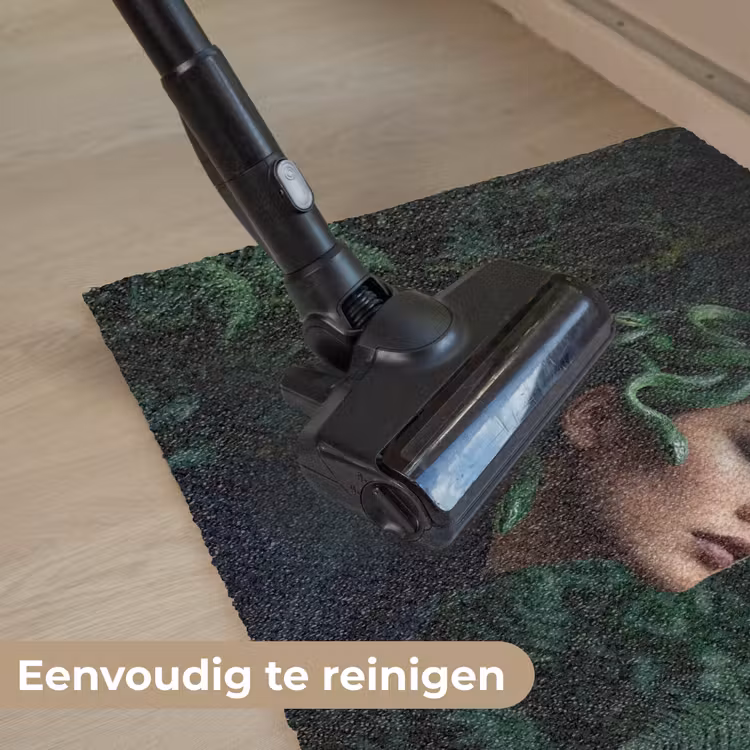 Vrouw - Slang - Natuur - Mystiek - Groen Deurmat klein -reinigen_NL