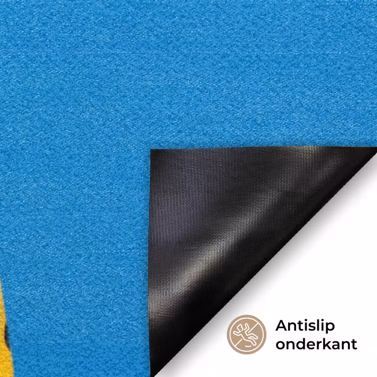 Vrouw - Zonnebril - Pop Art - Portret - Geel Deurmat klein -antislip_NL