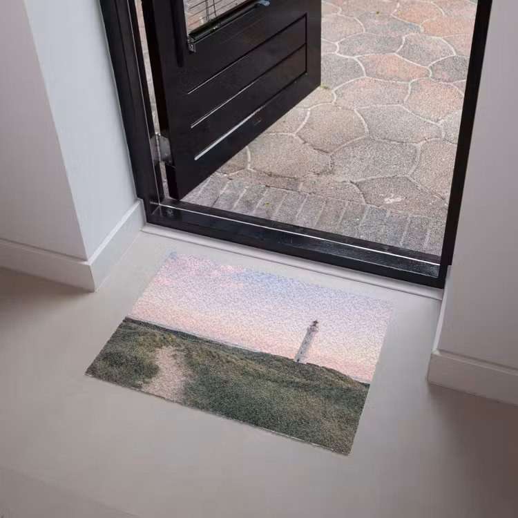 Vuurtoren - Duinlandschap - Zee Deurmat klein -sfeer5
