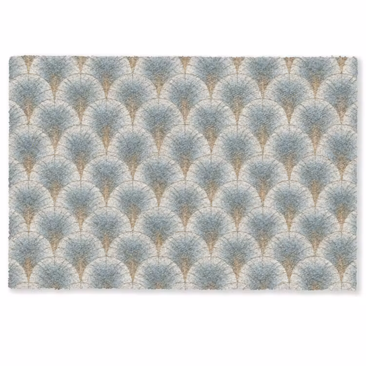 Waaier - Klassiek - Blauw Deurmat klein 898 -zkaufland3d