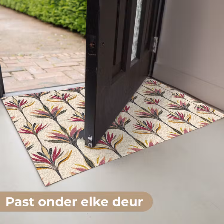 Waaier - Motief - Kleurrijk Deurmat klein 898 -USP_NL
