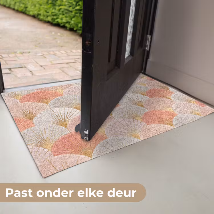 Waaiers - Goud - Roze Deurmat klein 898 -USP_NL